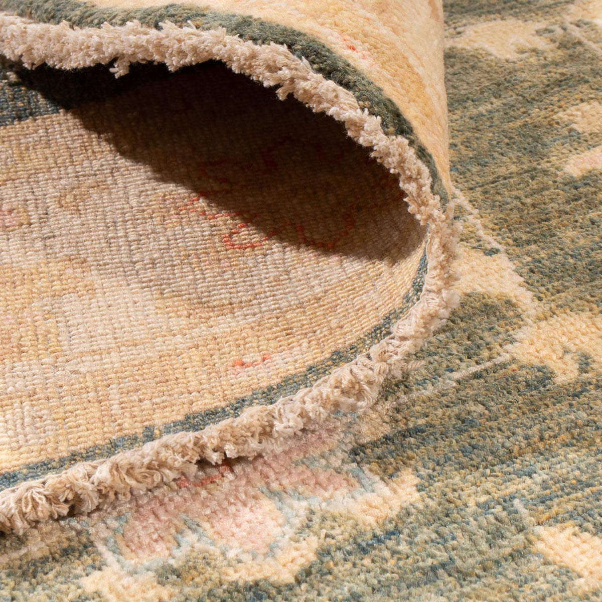 Tappeto Ziegler rotondo  - 154 x 150 cm - verde