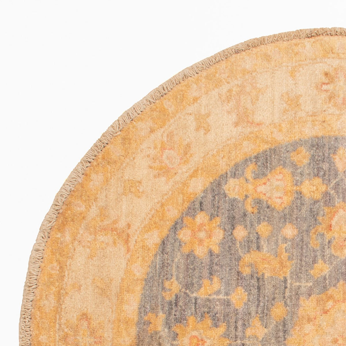 Tappeto Ziegler rotondo  - 92 x 96 cm - beige