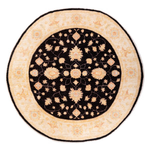 Tappeto Ziegler rotondo  - 198 x 201 cm - nero