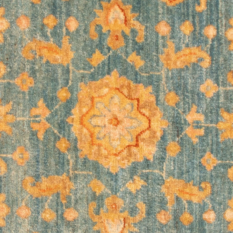 Tappeto Ziegler rotondo  - 96 x 99 cm - blu