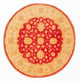 Tappeto Ziegler rotondo  - 96 x 99 cm - rosso