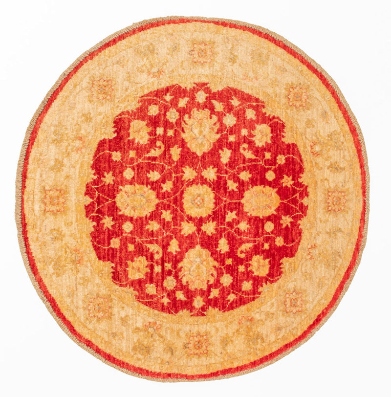 Tappeto Ziegler rotondo  - 96 x 99 cm - rosso