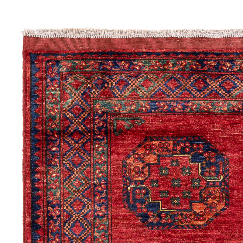 Tappeto afgano - Kunduz - 205 x 158 cm - rosso
