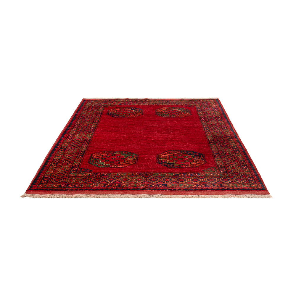 Tappeto afgano - Kunduz - 205 x 158 cm - rosso