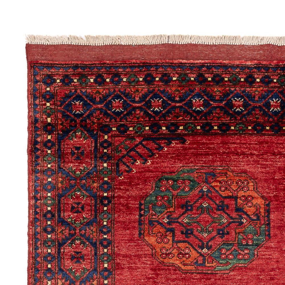 Tappeto afgano - Kunduz - 215 x 156 cm - rosso