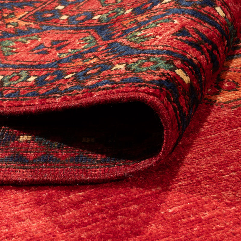Tappeto afgano - Kunduz - 215 x 156 cm - rosso
