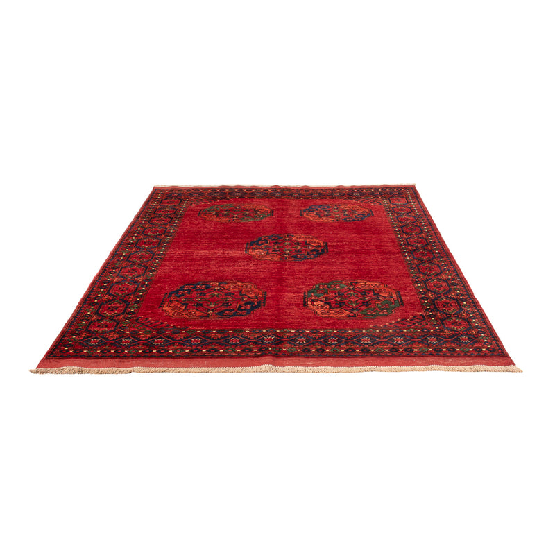 Tappeto afgano - Kunduz - 215 x 156 cm - rosso