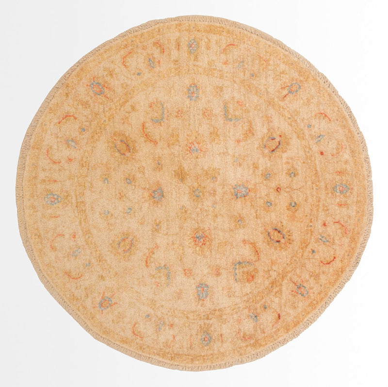 Tappeto Ziegler rotondo  - 99 x 98 cm - beige
