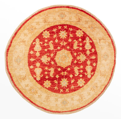 Tappeto Ziegler rotondo  - 99 x 96 cm - rosso