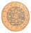 Tappeto Ziegler rotondo  - 97 x 101 cm - beige chiaro