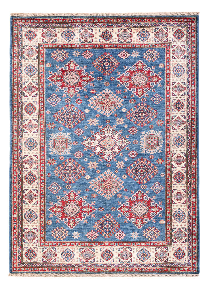Tappeto Ziegler - Kazak - 204 x 150 cm - blu