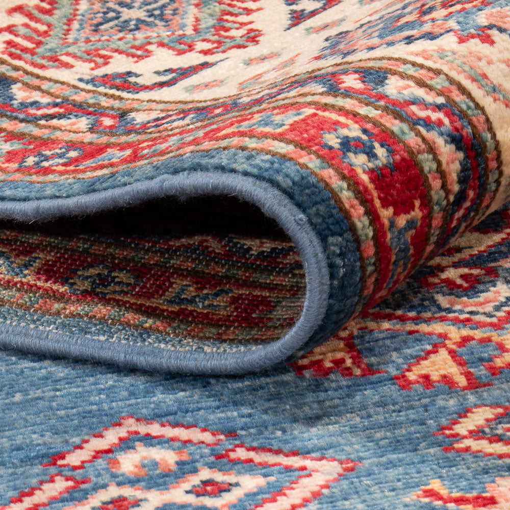 Tappeto Ziegler - Kazak - 204 x 150 cm - blu