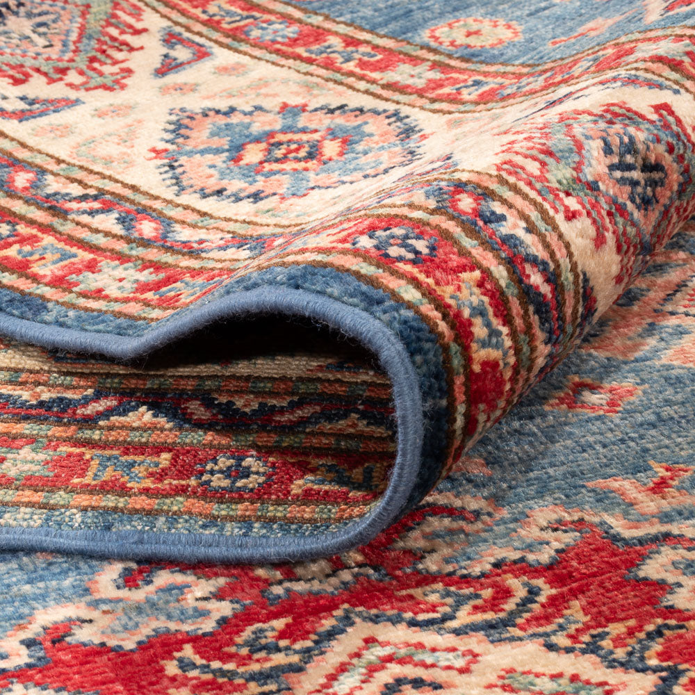 Tappeto Ziegler - Kazak - 204 x 146 cm - blu