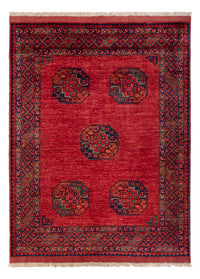 Tappeto afgano - Kunduz - 198 x 154 cm - rosso