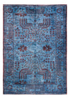 Ziegler moderno Tappeto 141x199cm - Tappeto orientale - Rettangolo / Blu / 141 x 199 cm Rettangolo