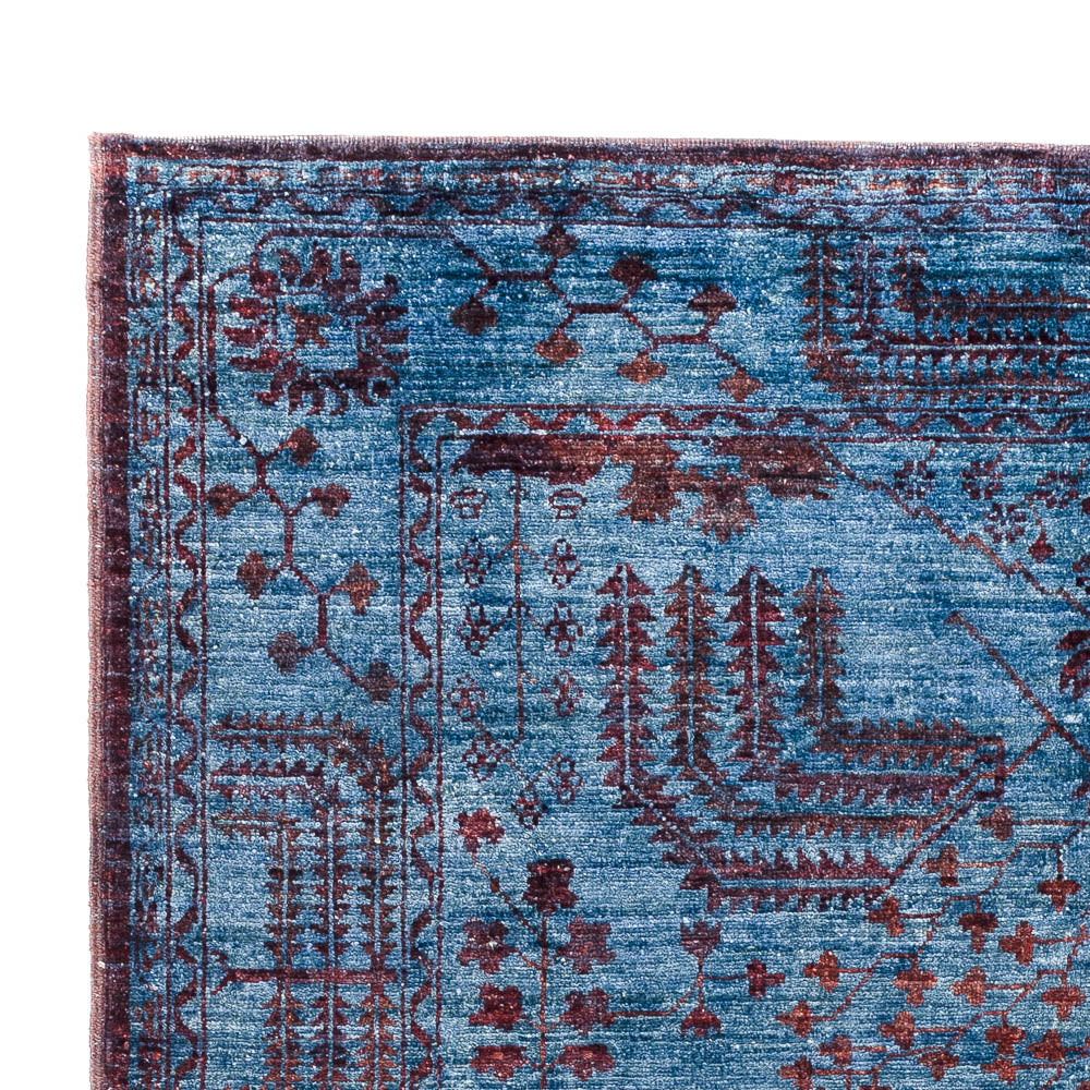 Tappeto Ziegler - Moderno - Vintage/Tinto di moda - 199 x 141 cm - blu