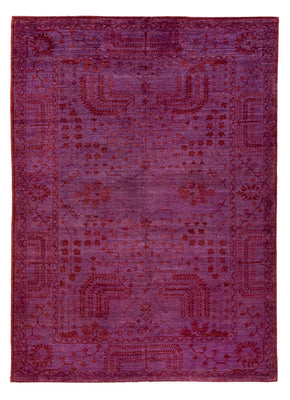 Tappeto Ziegler - Moderno - Vintage/Tinto di moda - 190 x 131 cm - viola