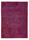 Ziegler moderno Tappeto 131x190cm - Tappeto orientale - Rettangolo / Lilla / 131 x 190 cm Rettangolo