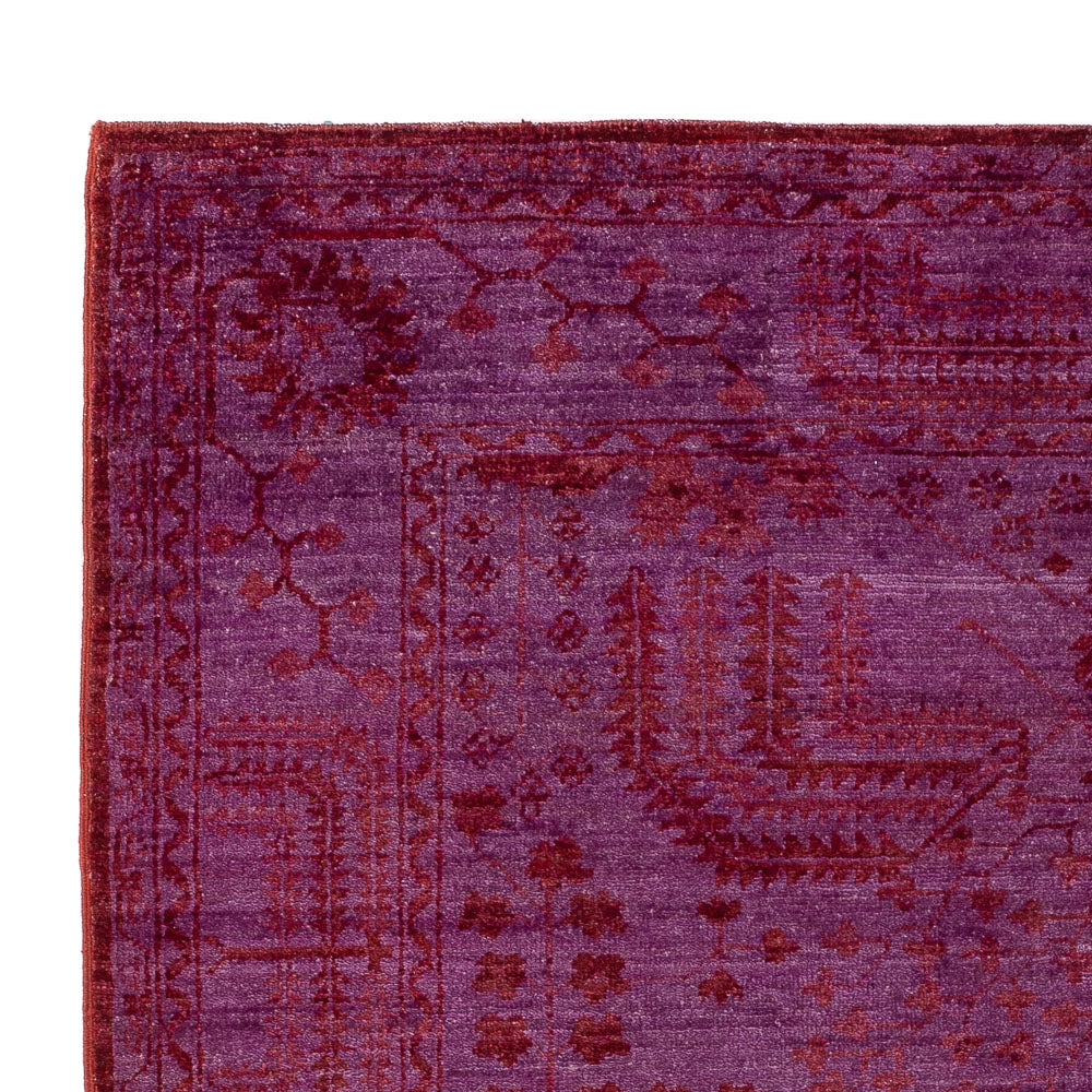 Tappeto Ziegler - Moderno - Vintage/Tinto di moda - 190 x 131 cm - viola