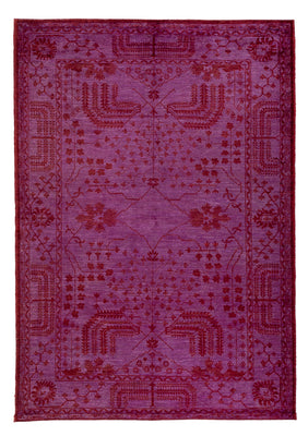 Tappeto Ziegler - Moderno - Vintage/Tinto di moda - 197 x 139 cm - viola