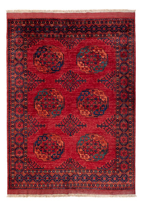 Tappeto afgano - Kunduz - 205 x 153 cm - rosso