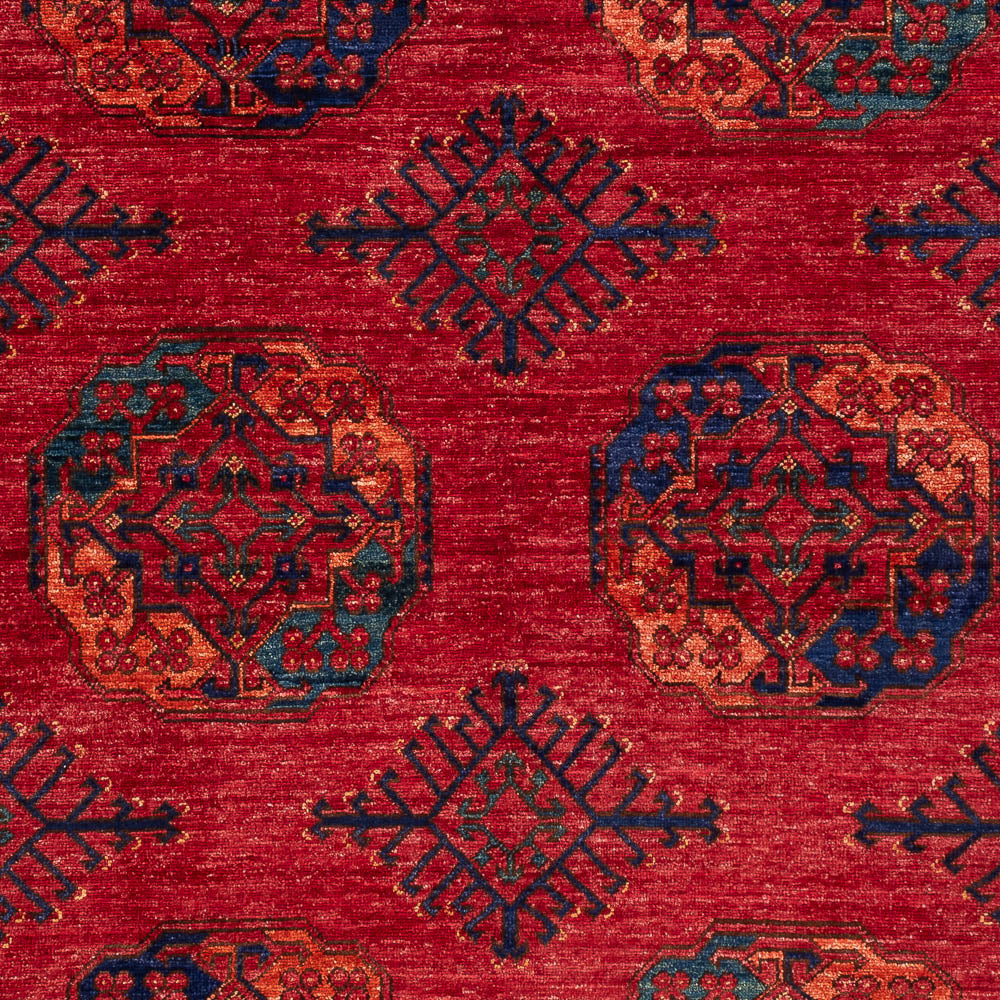 Tappeto afgano - Kunduz - 205 x 153 cm - rosso