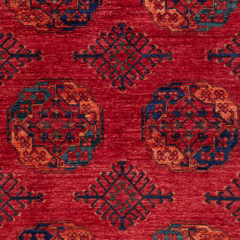 Tappeto afgano - Kunduz - 205 x 153 cm - rosso