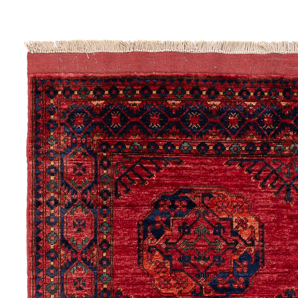 Tappeto afgano - Kunduz - 205 x 153 cm - rosso