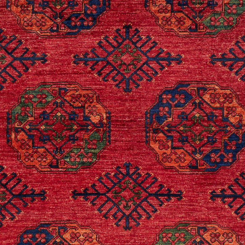 Tappeto afgano - Kunduz - 204 x 151 cm - rosso