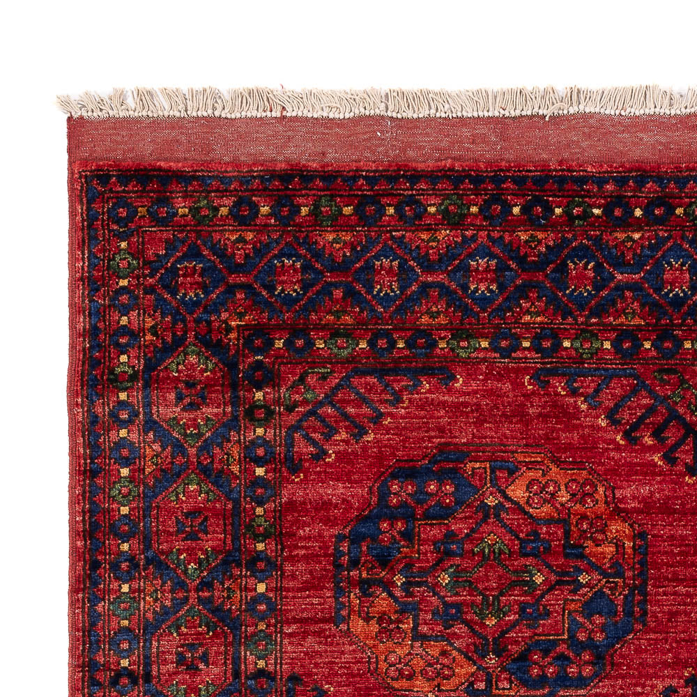 Tappeto afgano - Kunduz - 204 x 151 cm - rosso