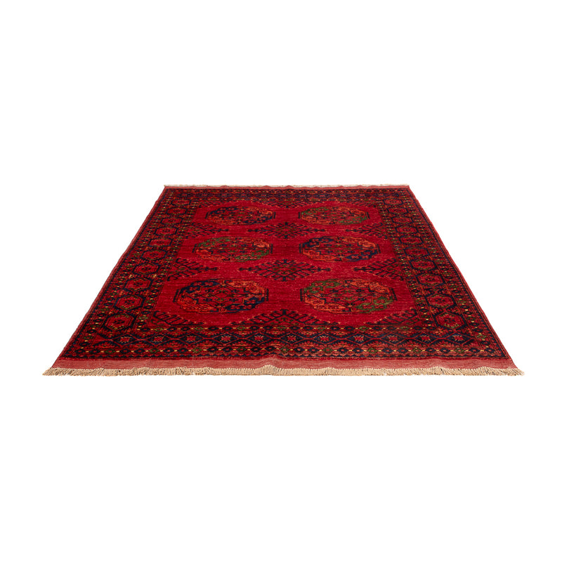 Tappeto afgano - Kunduz - 204 x 151 cm - rosso
