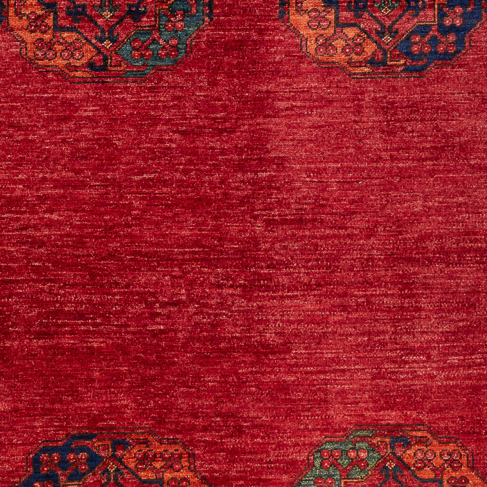 Tappeto afgano - Kunduz - 198 x 155 cm - rosso