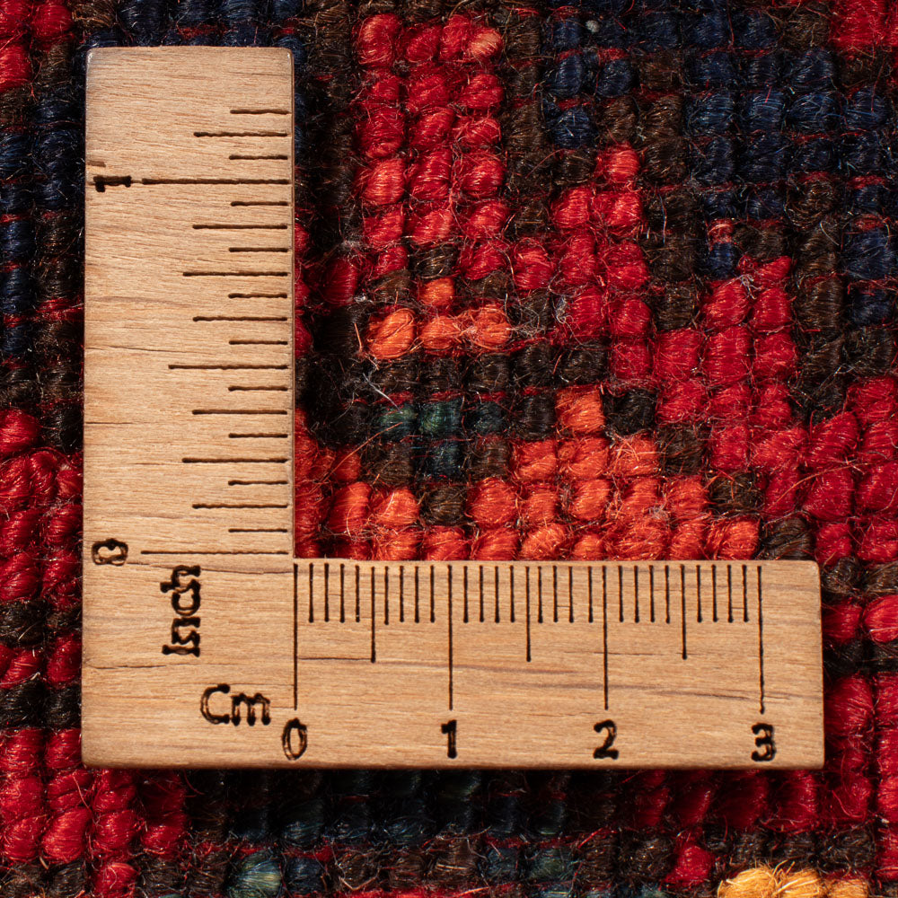 Tappeto afgano - Kunduz - 198 x 155 cm - rosso