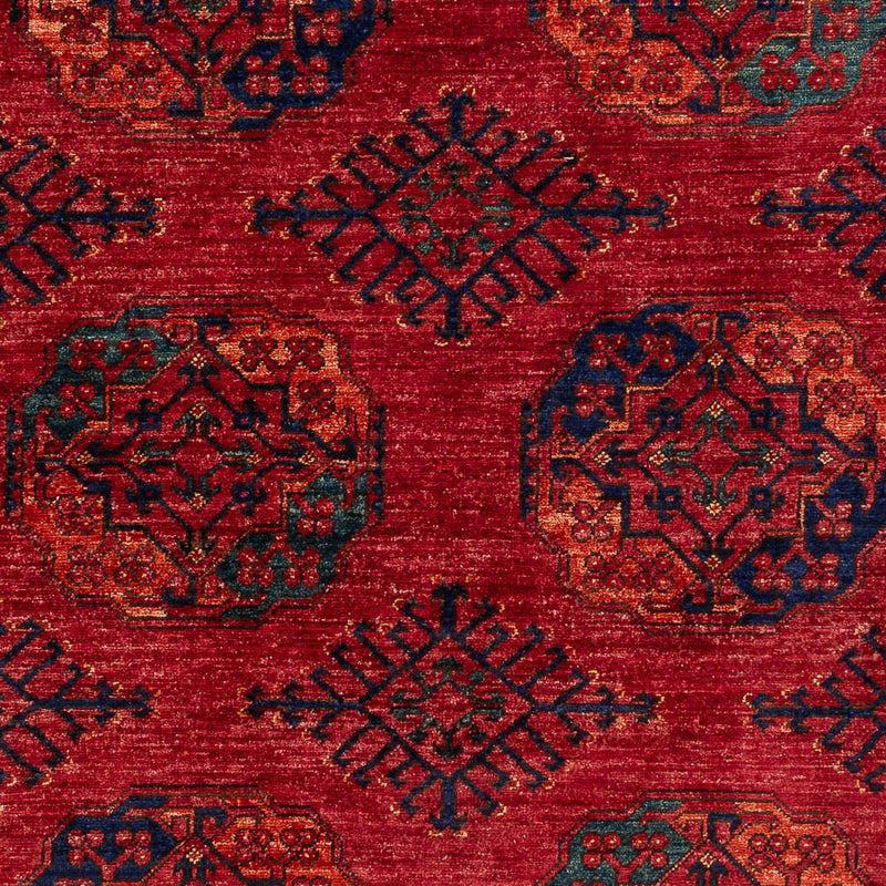 Tappeto afgano - Kunduz - 200 x 155 cm - rosso