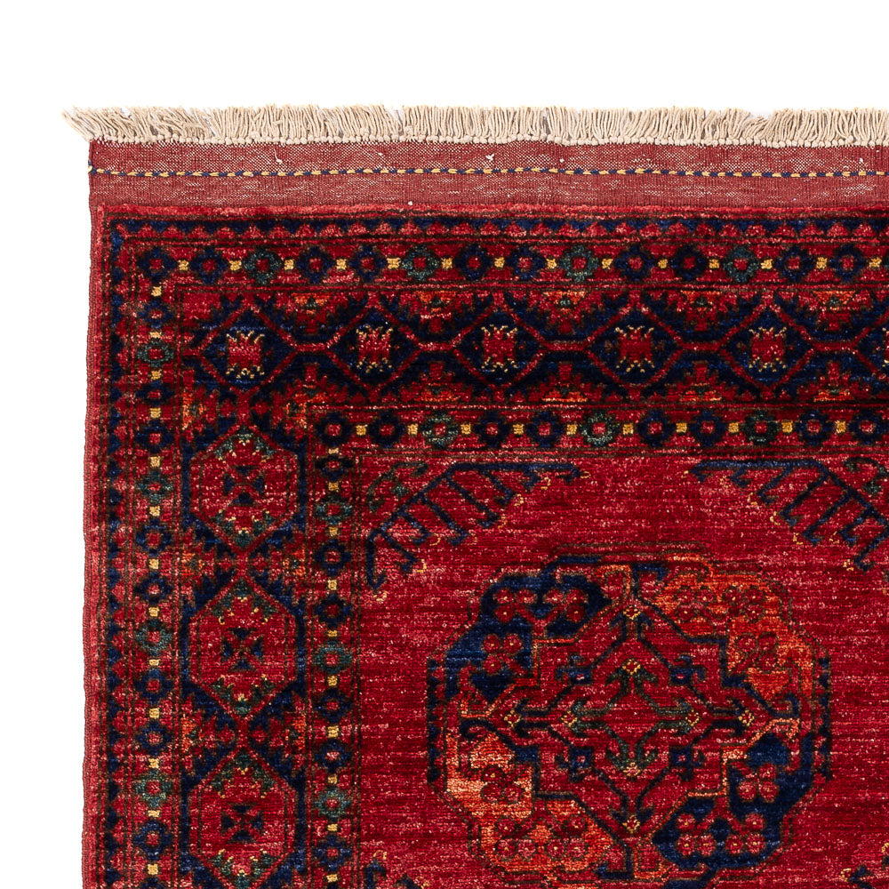 Tappeto afgano - Kunduz - 200 x 155 cm - rosso