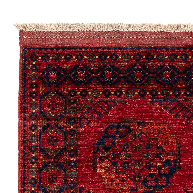 Tappeto afgano - Kunduz - 200 x 155 cm - rosso