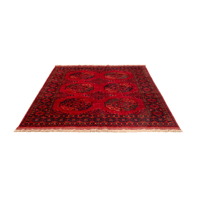 Tappeto afgano - Kunduz - 200 x 155 cm - rosso