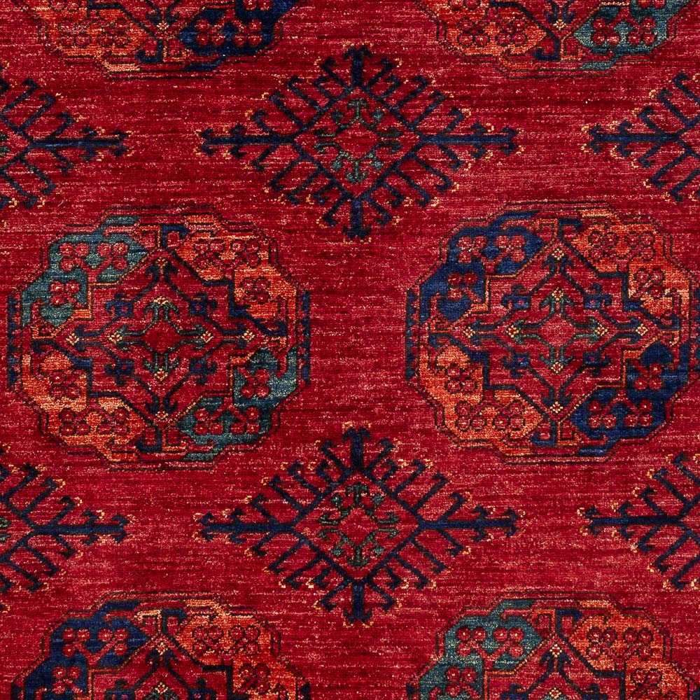 Tappeto afgano - Kunduz - 200 x 155 cm - rosso