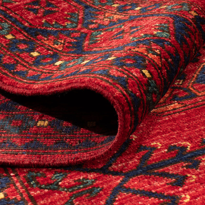 Tappeto afgano - Kunduz - 200 x 155 cm - rosso