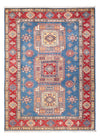 Kazak Tappeto 148x205cm - Tappeto orientale - Rettangolo / Blu / 148 x 205 cm Rettangolo