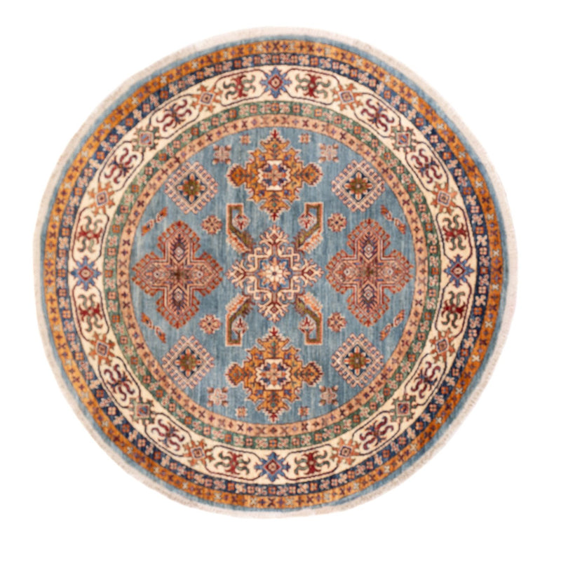 Tappeto Ziegler - Kazak rotondo  - 148 x 147 cm - blu