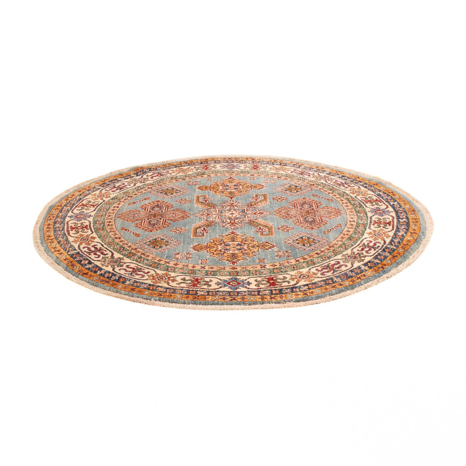 Tappeto Ziegler - Kazak rotondo  - 148 x 147 cm - blu
