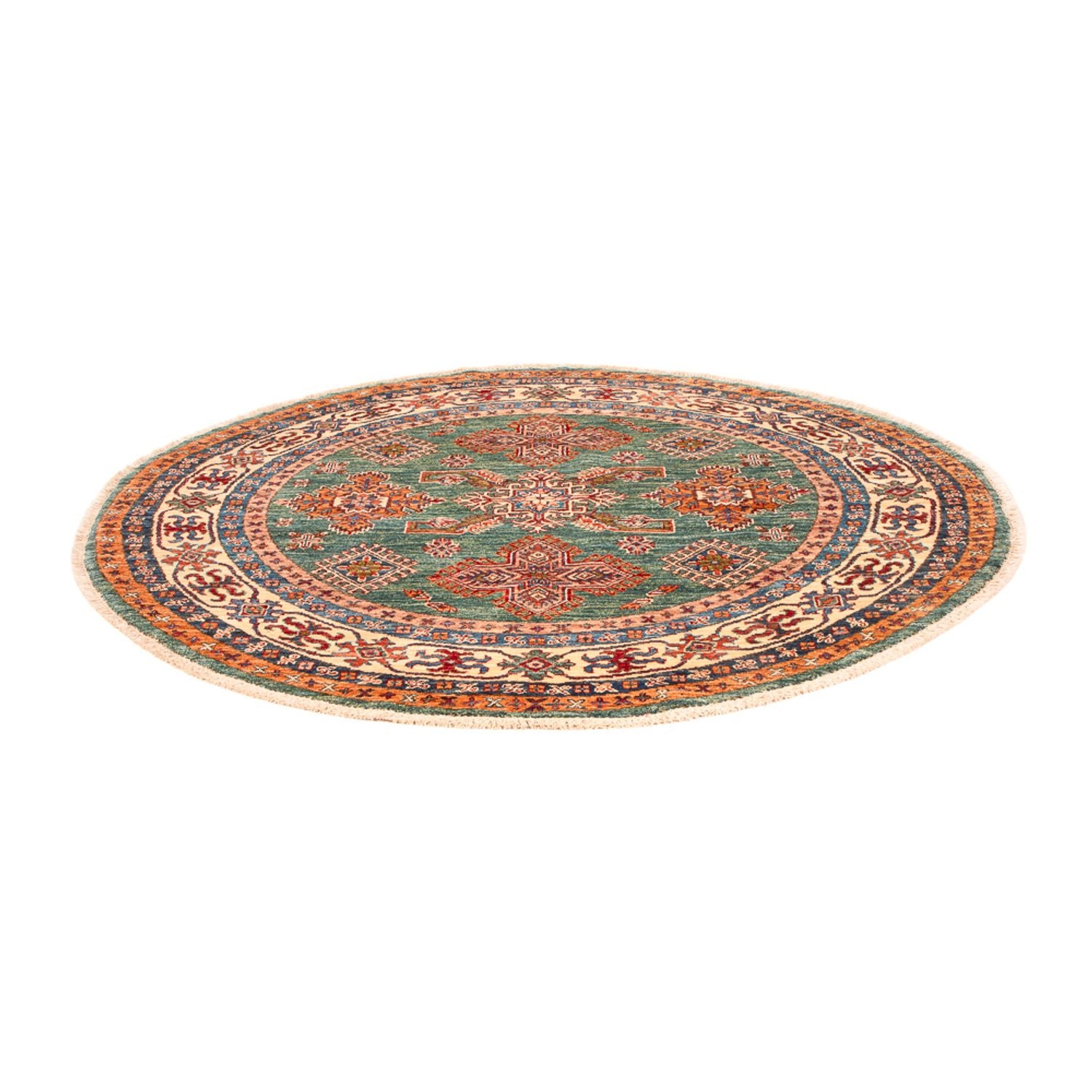 Tappeto Ziegler - Kazak rotondo  - 151 x 147 cm - verde