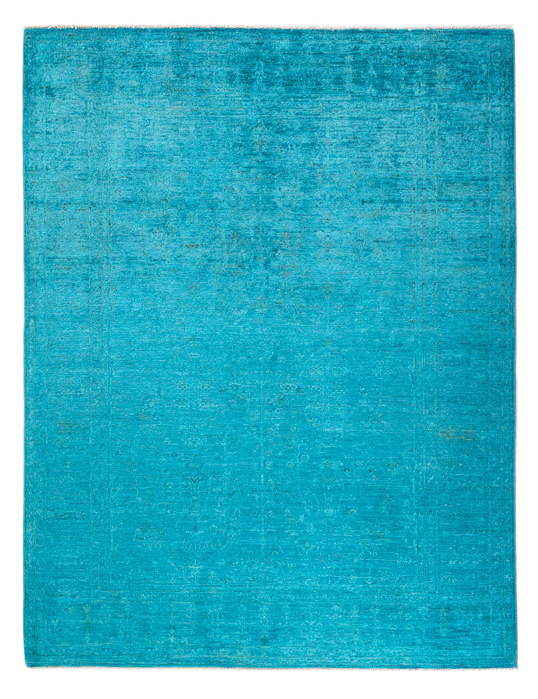 Tappeto Ziegler - Moderno - Vintage/Tinto di moda - 199 x 151 cm - blu
