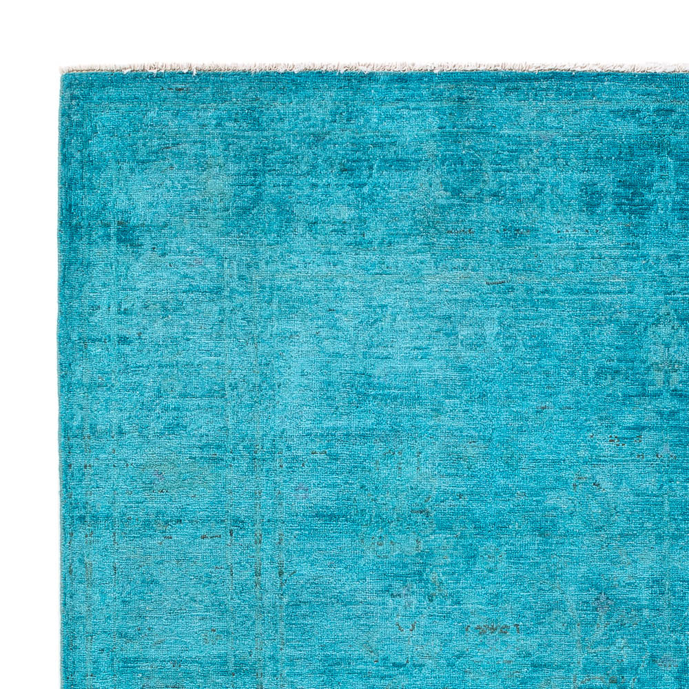 Tappeto Ziegler - Moderno - Vintage/Tinto di moda - 199 x 151 cm - blu