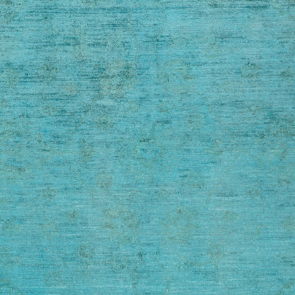 Tappeto Ziegler - Moderno - Vintage/Tinto di moda - 193 x 148 cm - turchese