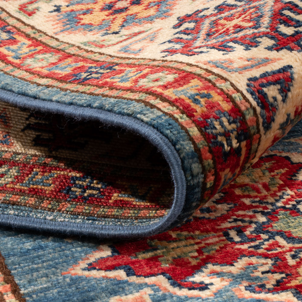 Tappeto Ziegler - Kazak - Reale - 166 x 118 cm - blu