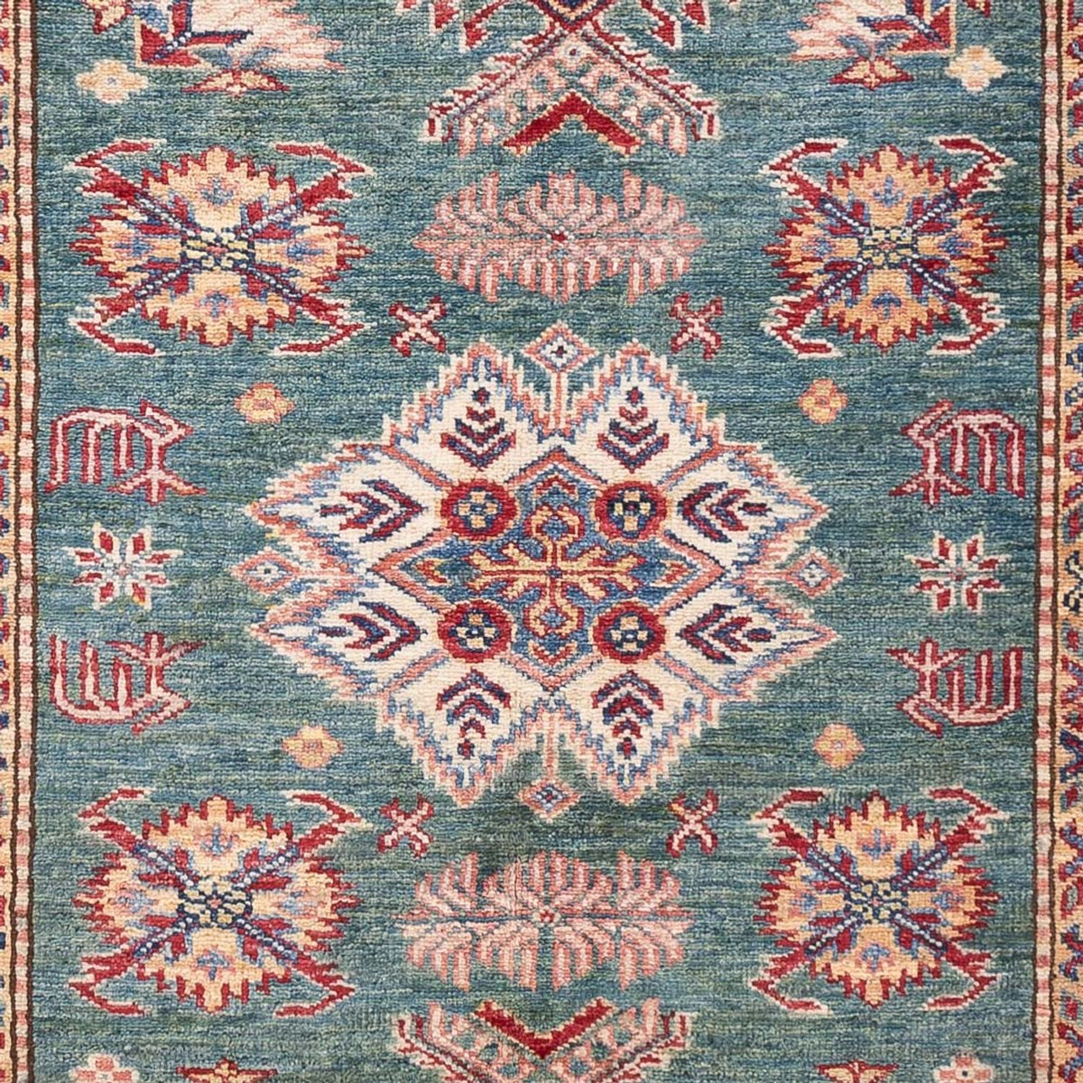 Tappeto Ziegler - Kazak - Reale - 174 x 118 cm - blu mare
