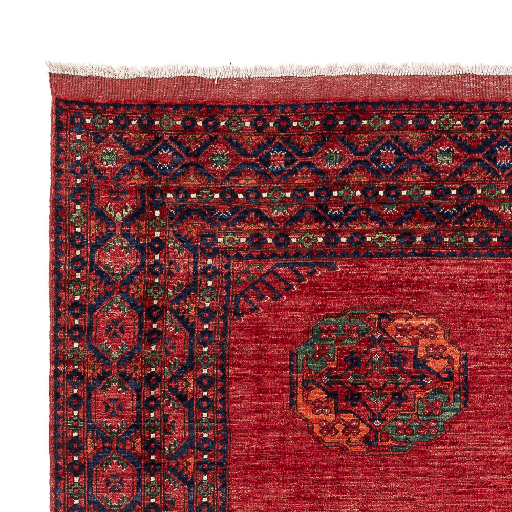 Tappeto afgano - Kunduz - 296 x 217 cm - rosso