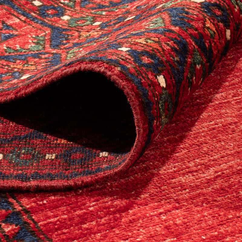 Tappeto afgano - Kunduz - 296 x 217 cm - rosso